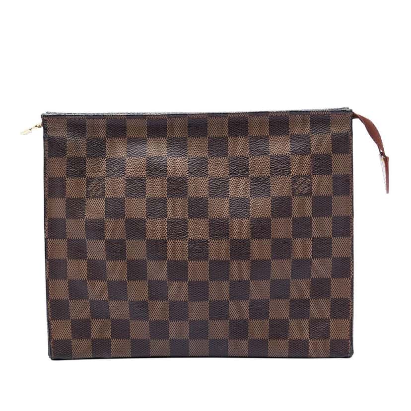 Louis Vuitton Damier Ebene Toiletry Pouch 26 Brown Good condition - Front View