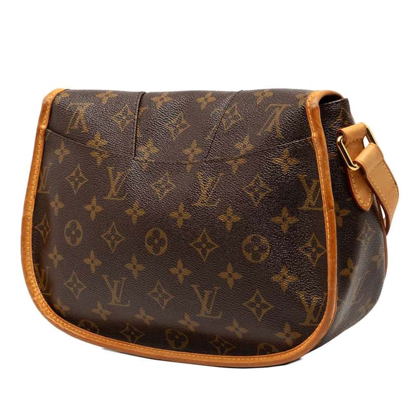 Louis Vuitton Monogram Menilmontant PM Brown Good condition - Back View