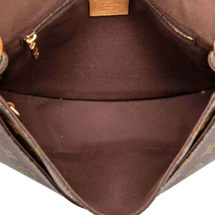 Louis Vuitton Monogram Menilmontant PM Brown Good condition - Model View
