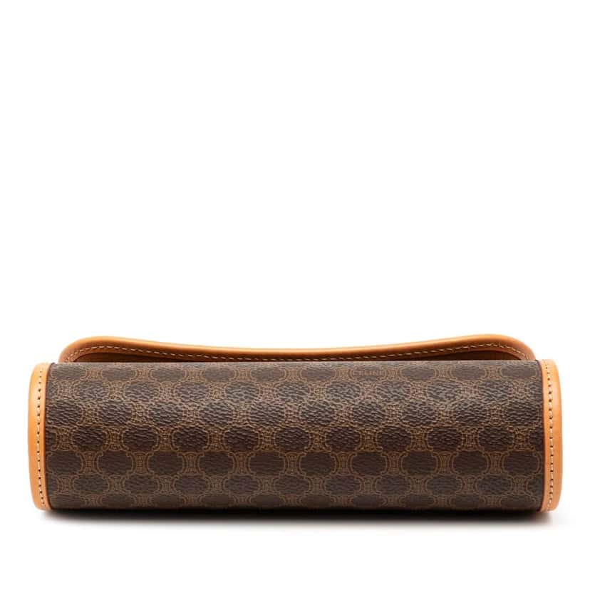 Celine Macadam Coated Canvas Clutch Brown Canvas Good condition - Inside View