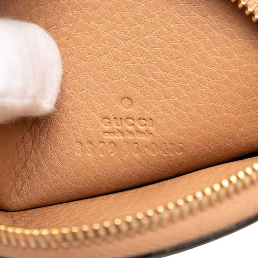 Gucci Leather Soho Coin Pouch Brown Leather Good condition - Box View