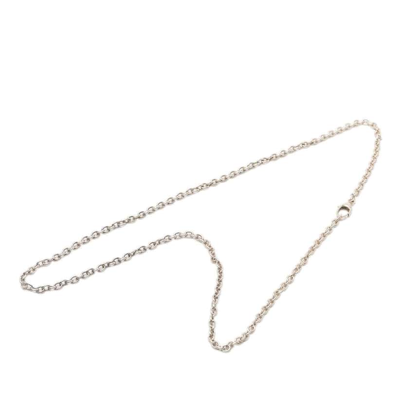 Gucci Sterling Silver Chain Necklace Silver Silver Very good condition - Front View