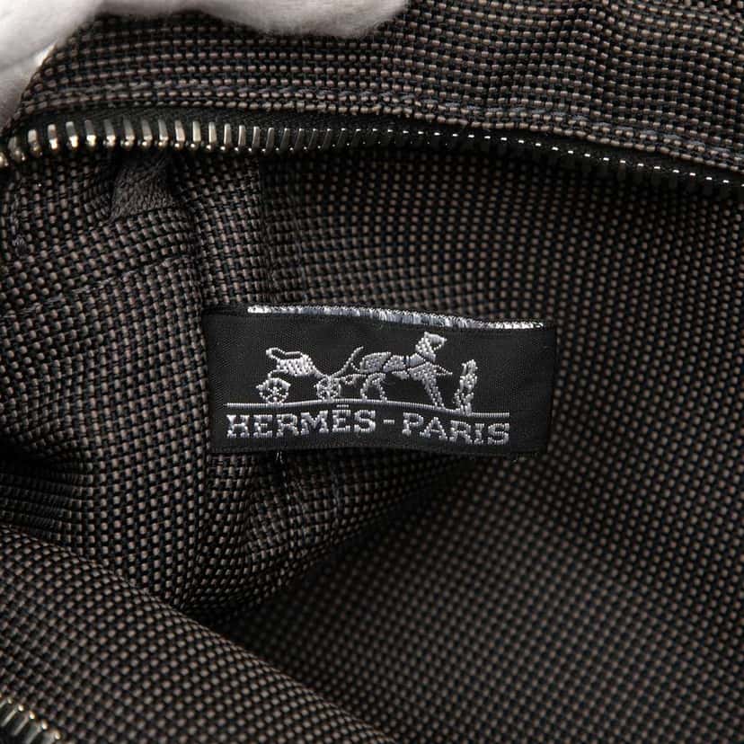Hermès Canvas Herline PM Grey Canvas Good condition - Box View