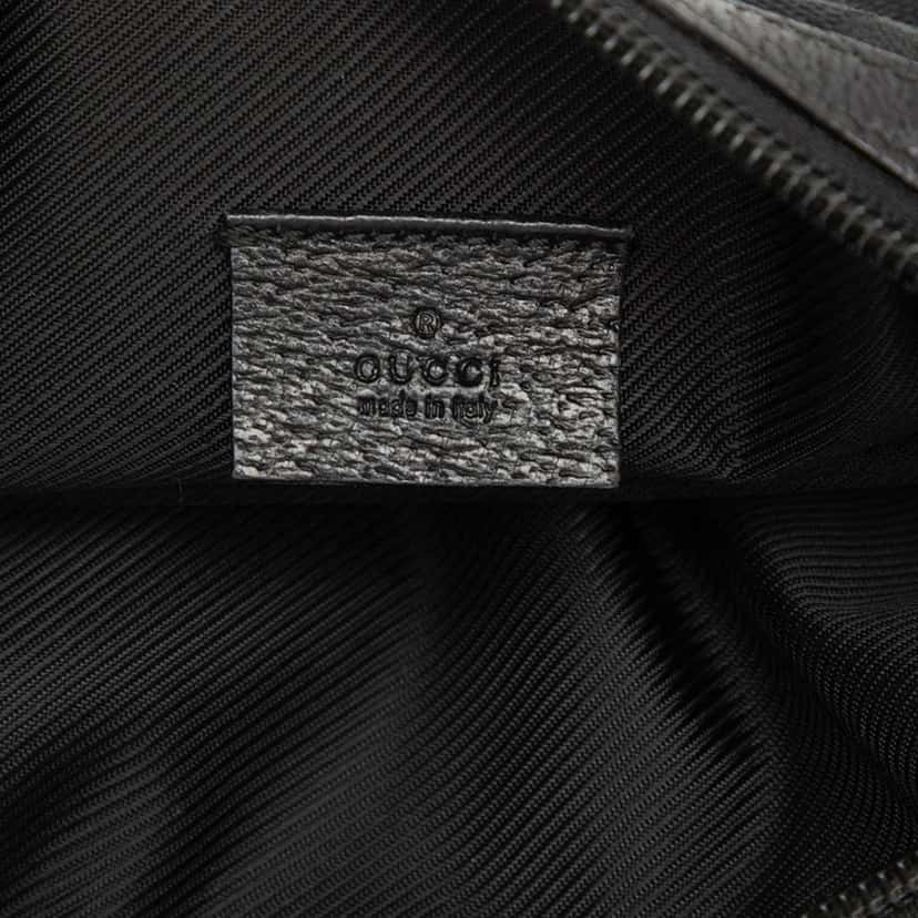 Gucci GG Canvas Pouch Black Canvas Good condition - Box View