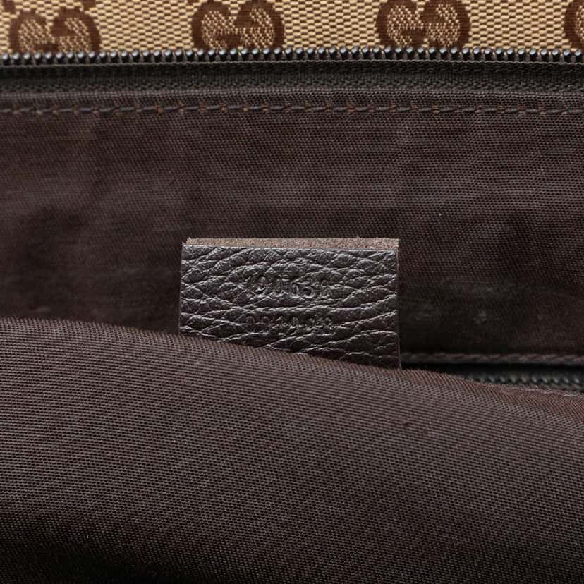 Gucci GG Crystal Business Bag Beige Good condition - Box View