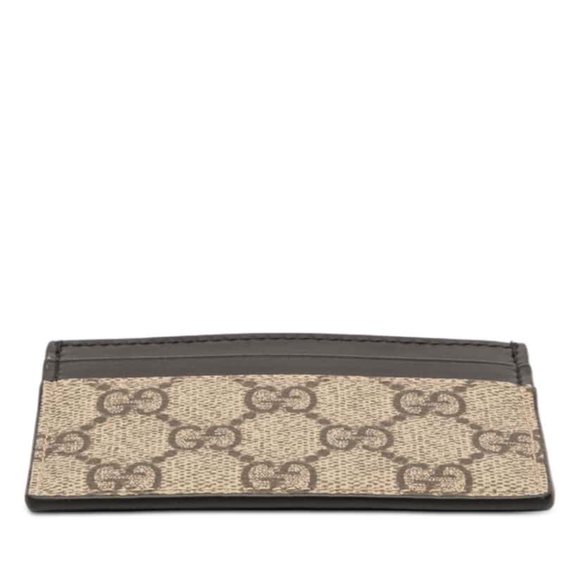 Gucci GG Supreme Card Holder Beige Very good condition - Inside View