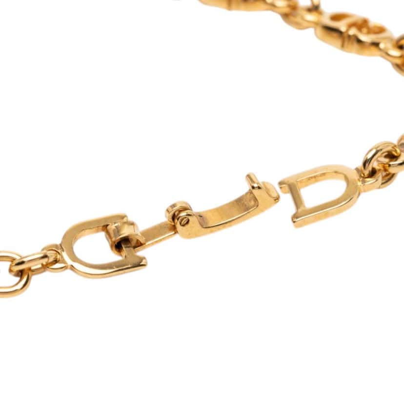 Dior Gold Plated CD Logo Bracelet Gold Metal Good condition - Model View