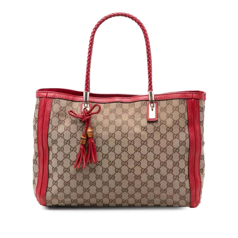 Gucci Medium GG Canvas Bella Tote Beige Very good condition - Front View