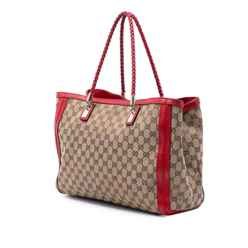 Gucci Medium GG Canvas Bella Tote Beige Very good condition - Back View
