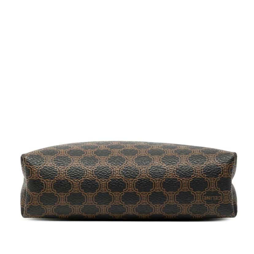 Celine Macadam Coated Canvas Pouch Black Canvas Good condition - Inside View