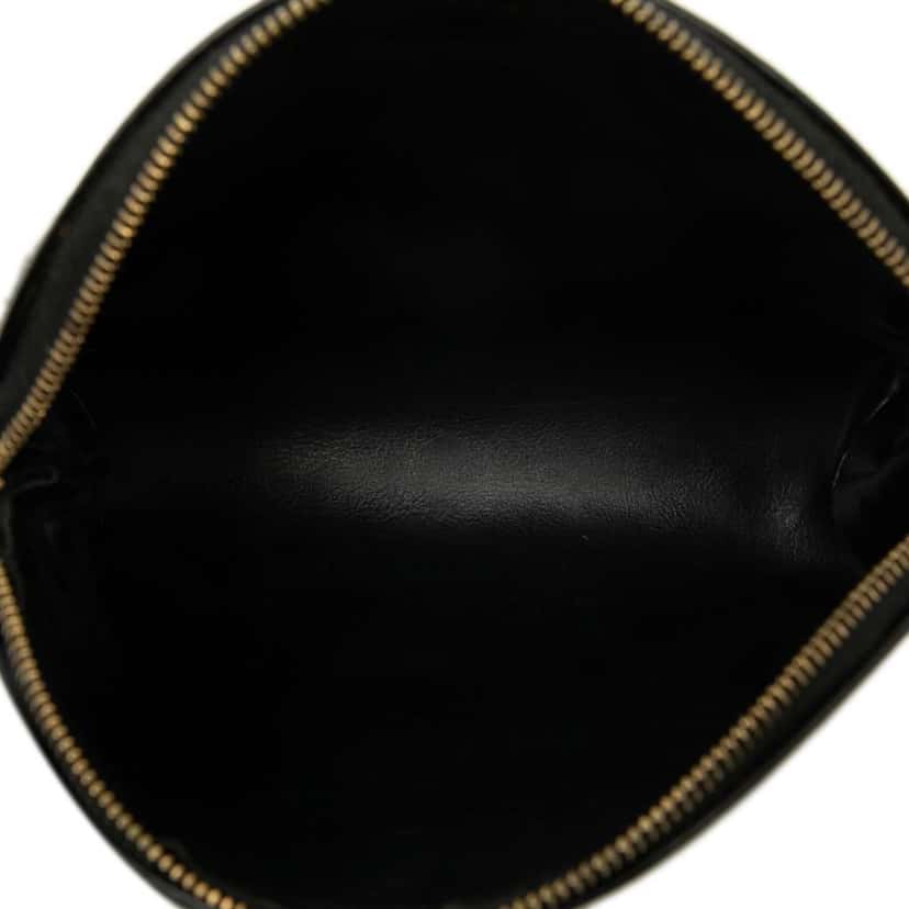 Celine Macadam Coated Canvas Pouch Black Canvas Good condition - Model View