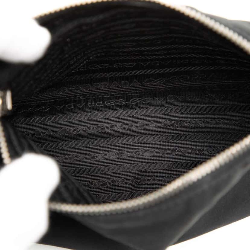 Prada Tessuto Zip Pouch Black Very good condition - Model View