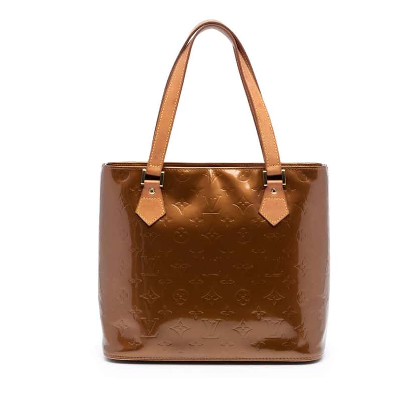 Louis Vuitton Monogram Vernis Houston Brown Leather Very good condition - Front View