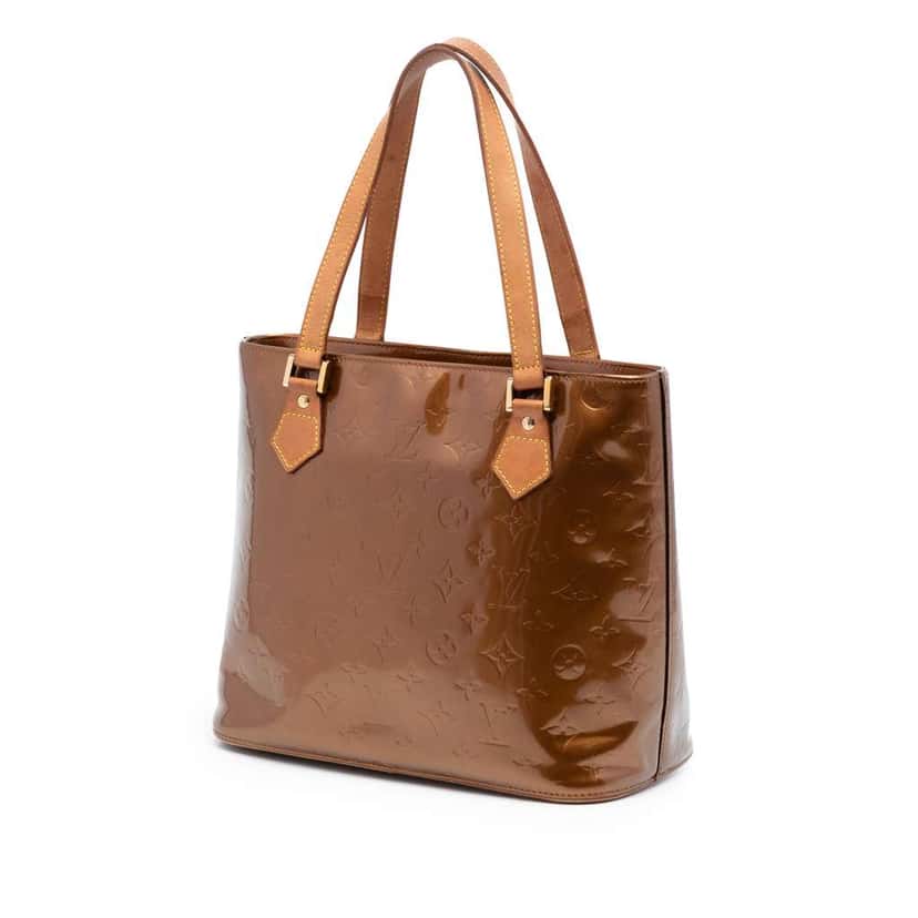 Louis Vuitton Monogram Vernis Houston Brown Leather Very good condition - Back View