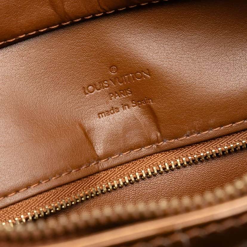 Louis Vuitton Monogram Vernis Houston Brown Leather Very good condition - Box View