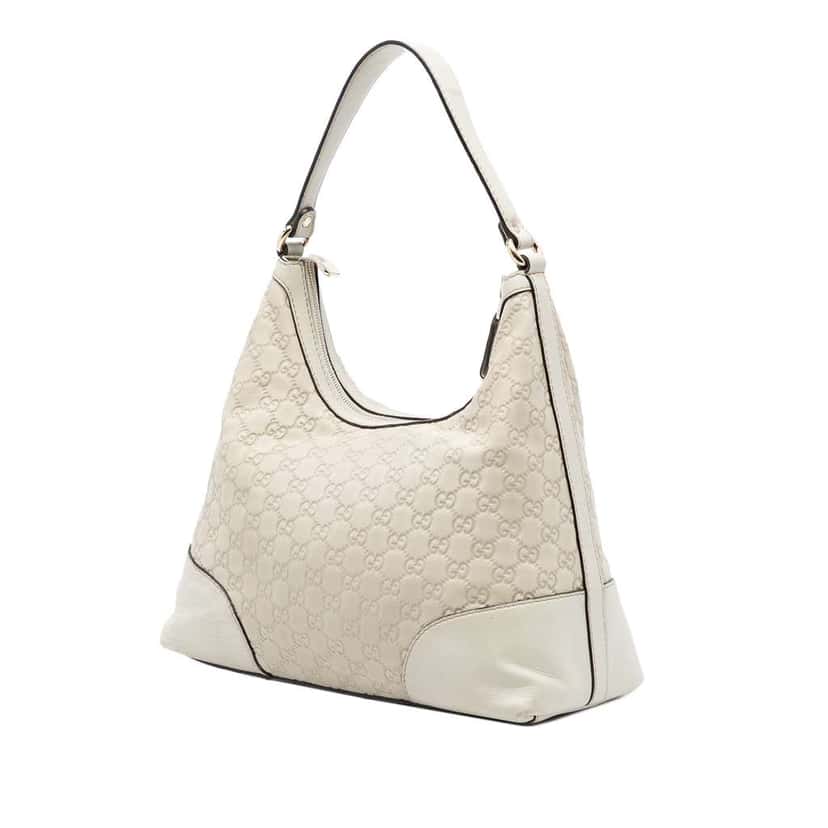Gucci Guccissima Lovely Shoulder Bag Brown Leather Very good condition - Back View