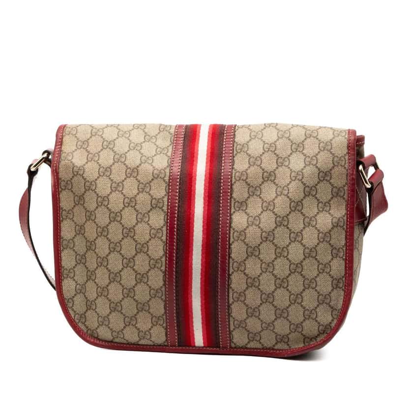 Gucci GG Supreme Web Crossbody Beige Good condition - Back View