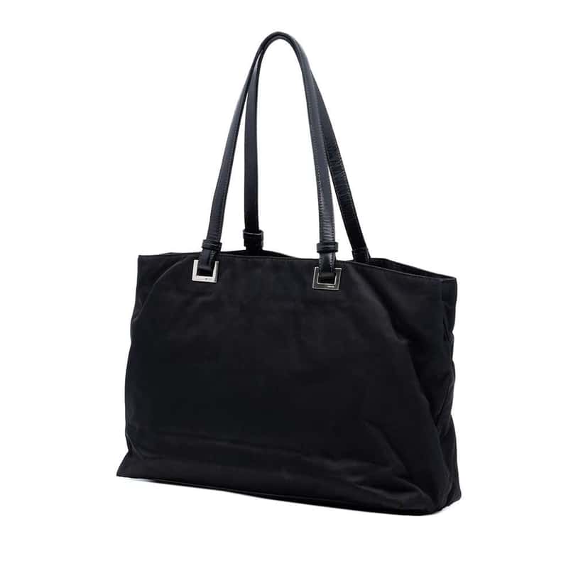 Prada Tessuto Tote Black Fair condition - Back View
