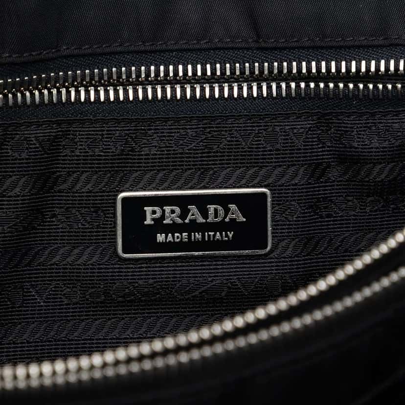 Prada Tessuto Tote Black Fair condition - Box View