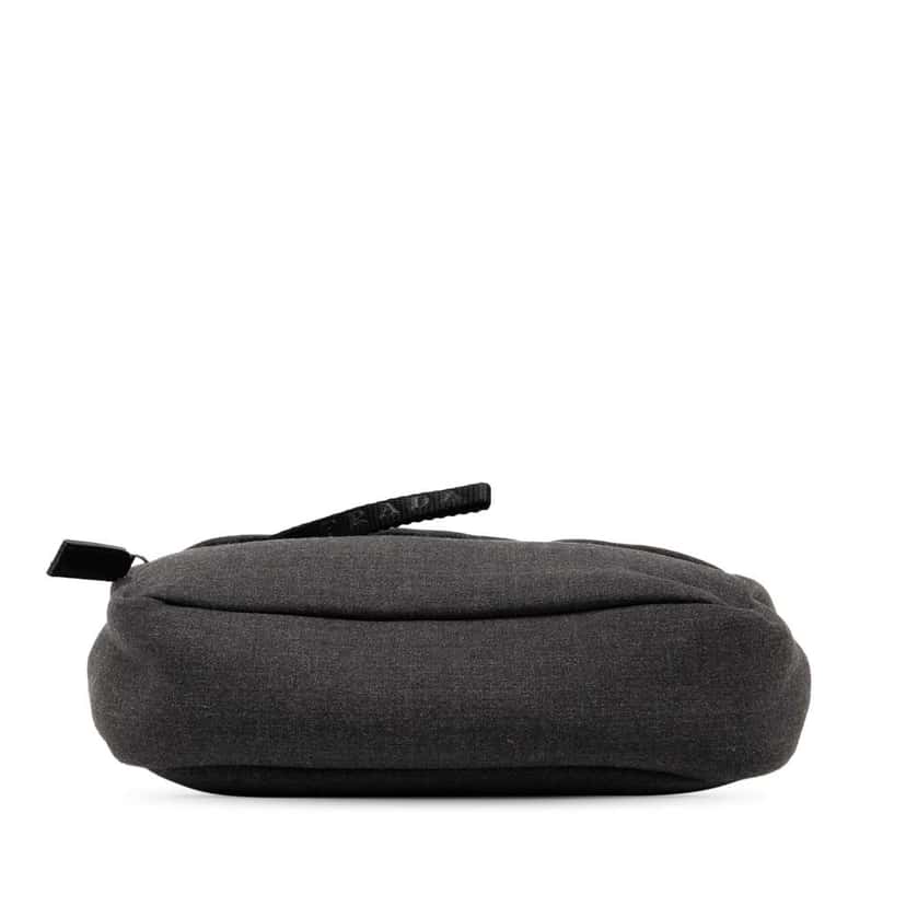 Prada Polyester Pouch Grey Polyester Good condition - Inside View