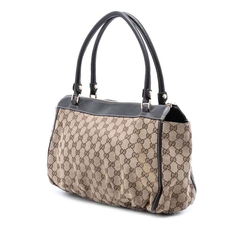 Gucci GG Canvas Abbey D Ring Tote Beige Good condition - Back View