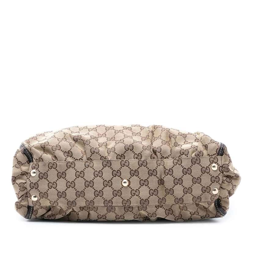 Gucci GG Canvas Abbey D Ring Tote Beige Good condition - Inside View