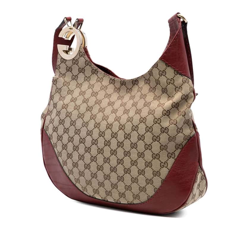 Gucci GG Canvas Charlotte Crossbody Beige Good condition - Back View