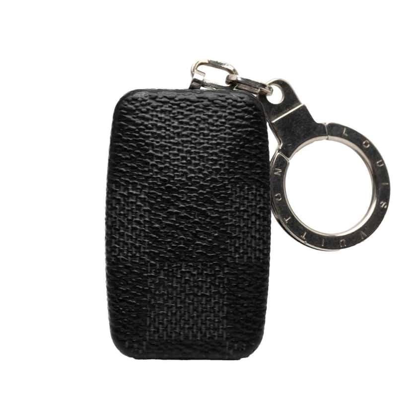 Louis Vuitton Damier Graphite Astropill Key Chain Black Good condition - Back View