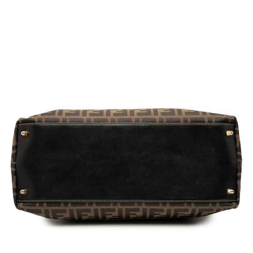 Fendi Zucca Canvas Satchel Brown Canvas Good condition - Inside View