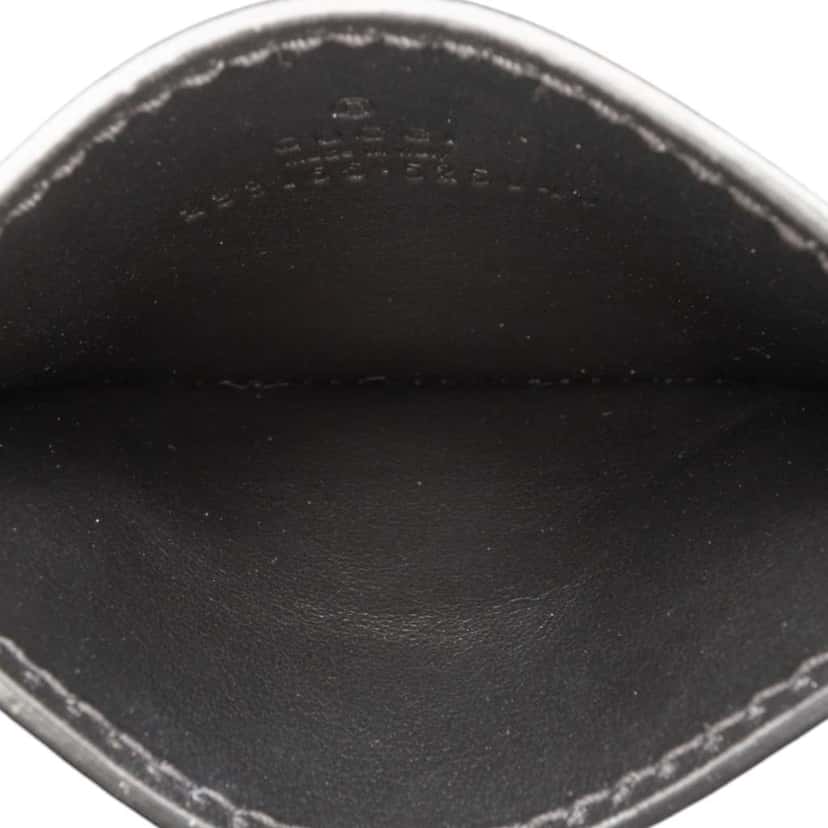 Gucci Guccissima Card Holder Black Leather Very good condition - Model View