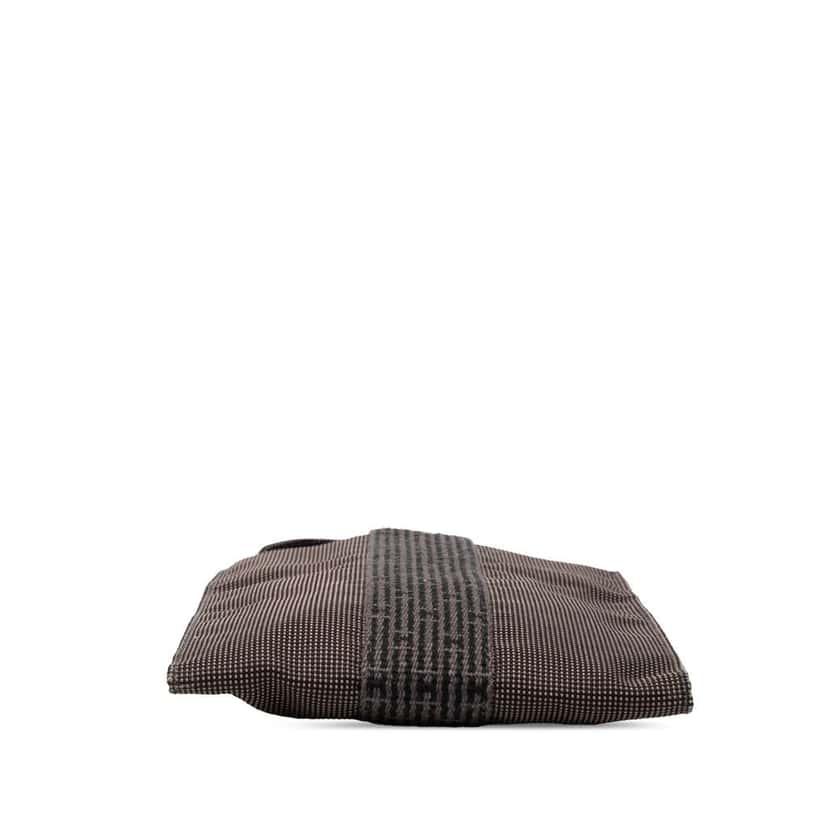 Hermès Canvas Herline Pochette Grey Polyester Good condition - Inside View