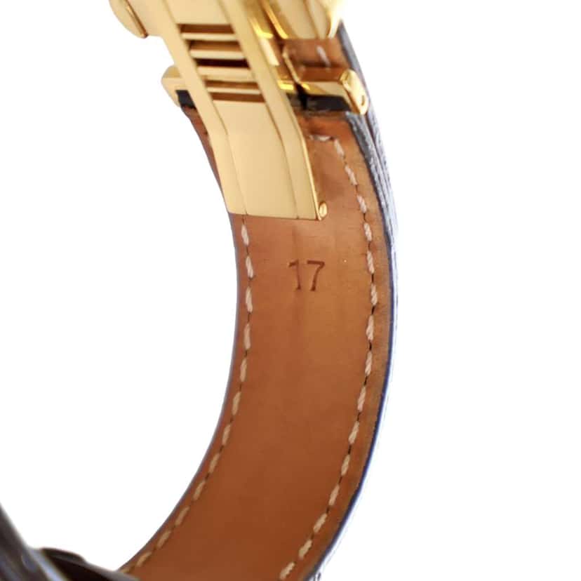 Louis Vuitton Monogram Vernis Bloom It Bracelet 17 Brown Leather Good condition - Model View