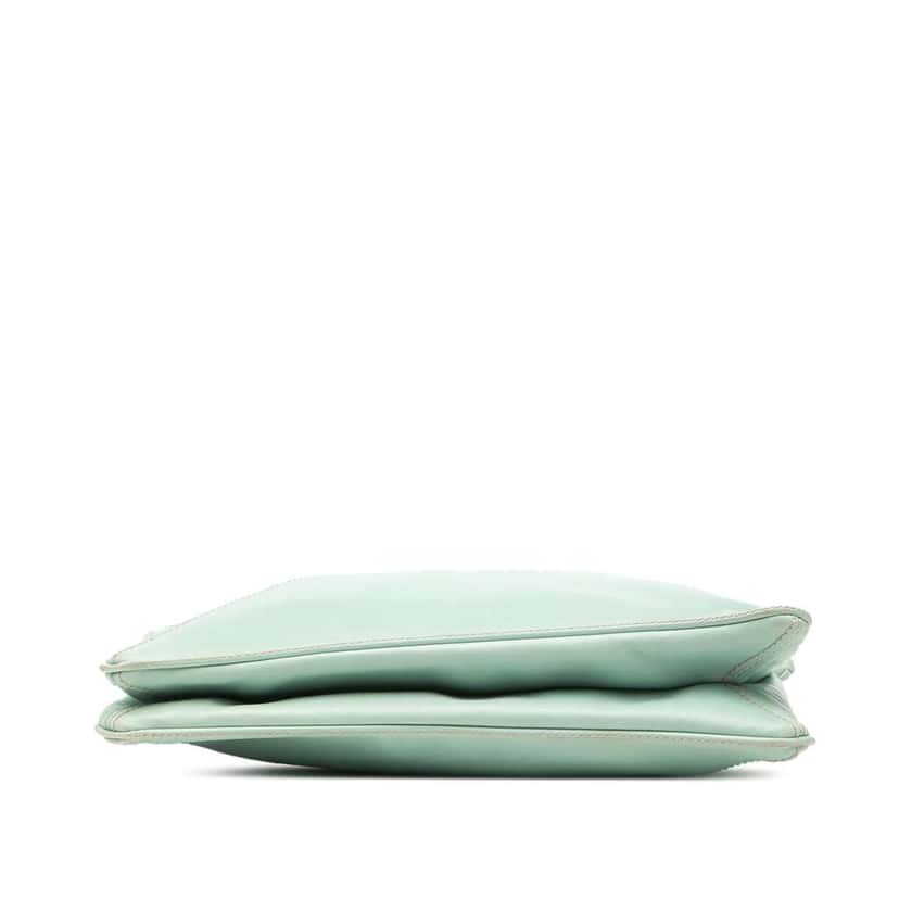 Bottega Veneta Nappa Deep V Hobo Green Leather Good condition - Inside View