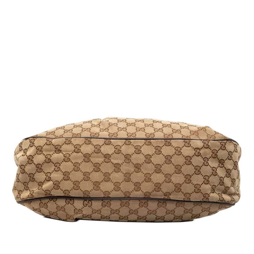 Gucci GG Canvas Sukey Shoulder Bag Beige Good condition - Inside View