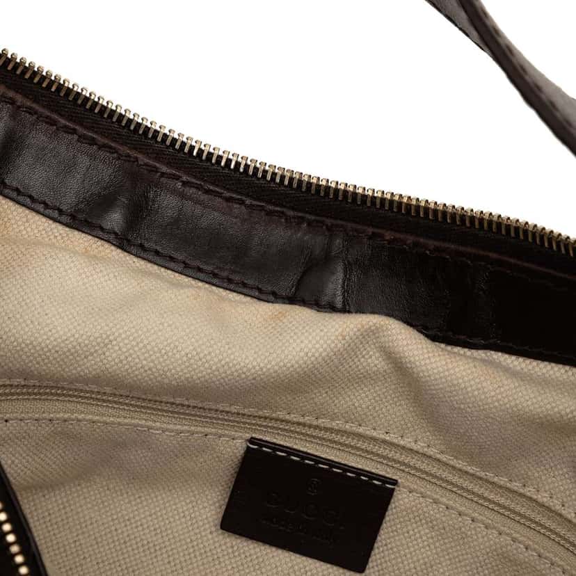 Gucci GG Canvas Sukey Shoulder Bag Beige Good condition - Box View