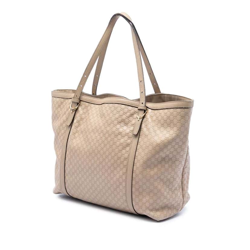Gucci Microguccissima Nice Tote Beige Leather Good condition - Back View