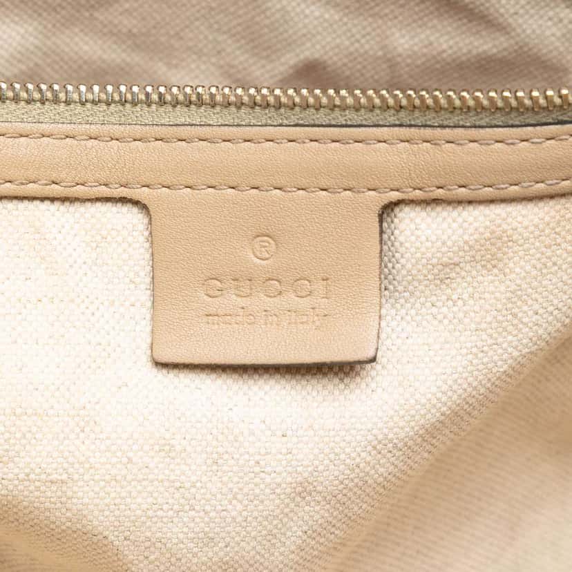 Gucci Microguccissima Nice Tote Beige Leather Good condition - Box View