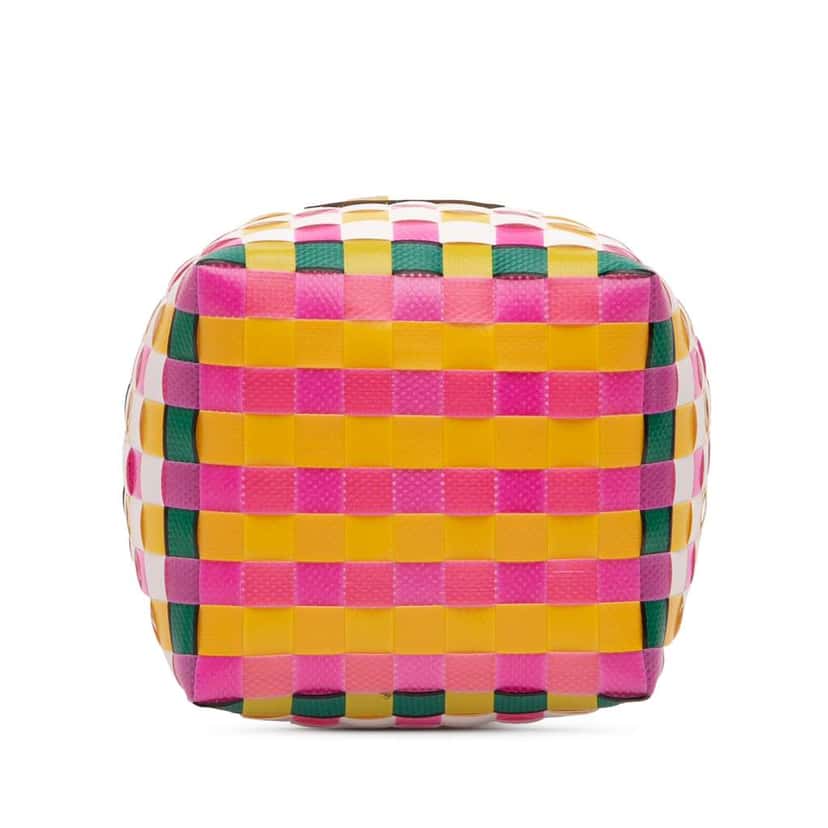 Marni Woven Plastic Basket Bag Pink Very good condition - Inside View
