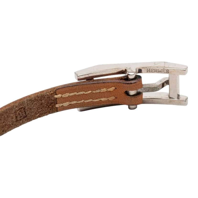 Hermès Swift Behapi Triple Tour Bracelet Brown Leather Good condition - Model View