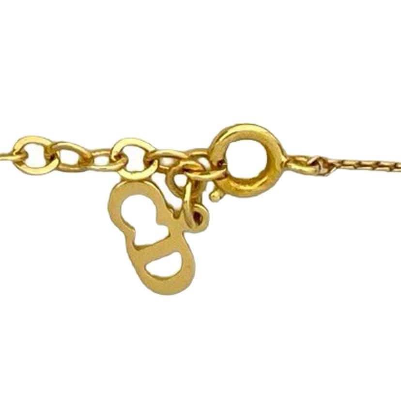 Dior Gold Plated CD Logo Pendant Necklace Gold Metal Good condition - Box View