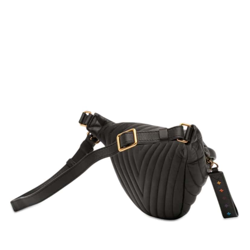 Louis Vuitton New Wave Bumbag Black Leather Good condition - Back View