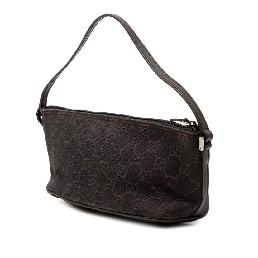 Gucci GG Denim Boat Brown Denim Good condition - Back View