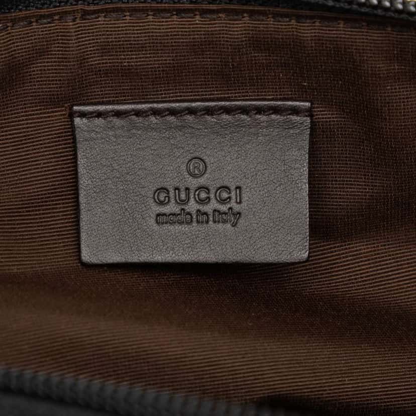 Gucci GG Denim Boat Brown Denim Good condition - Box View