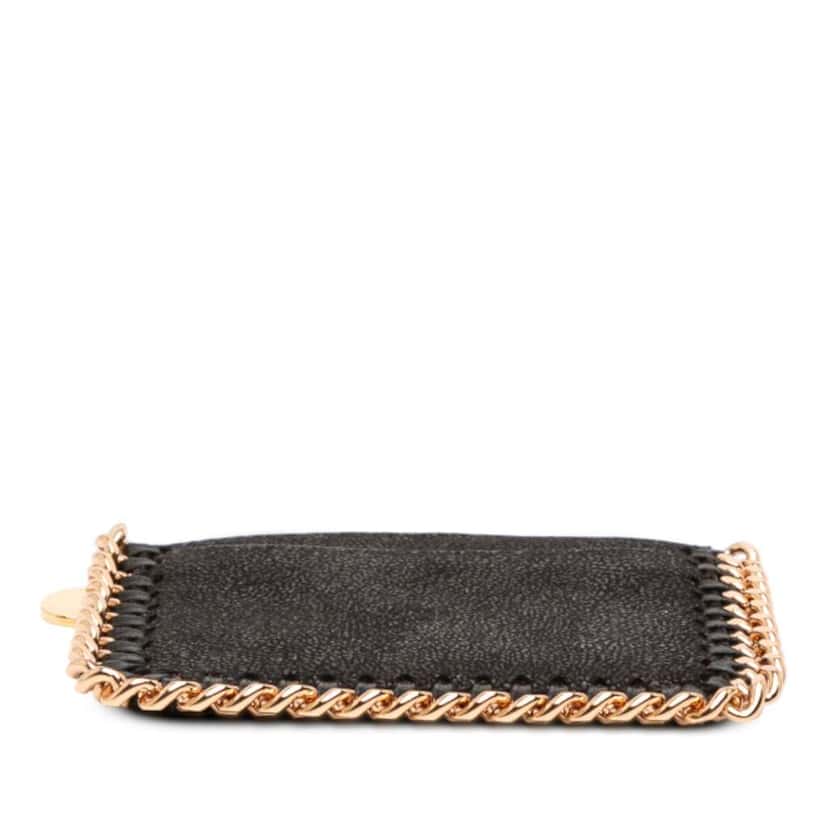 Stella Mccartney Falabella Shaggy Deer Card Holder Black Polyester Good condition - Inside View