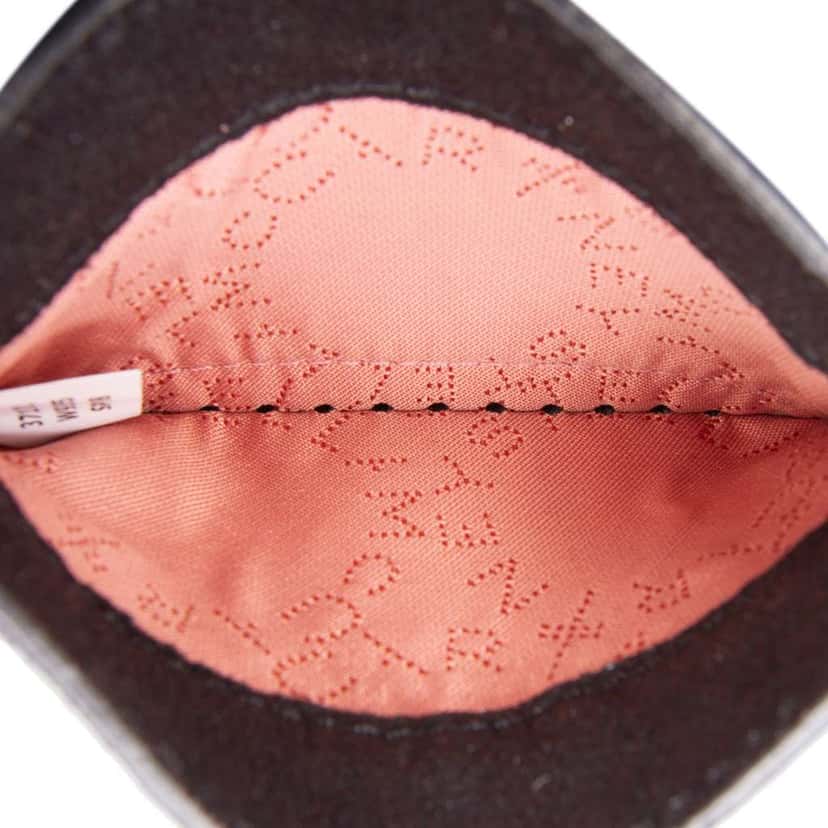 Stella Mccartney Falabella Shaggy Deer Card Holder Black Polyester Good condition - Model View