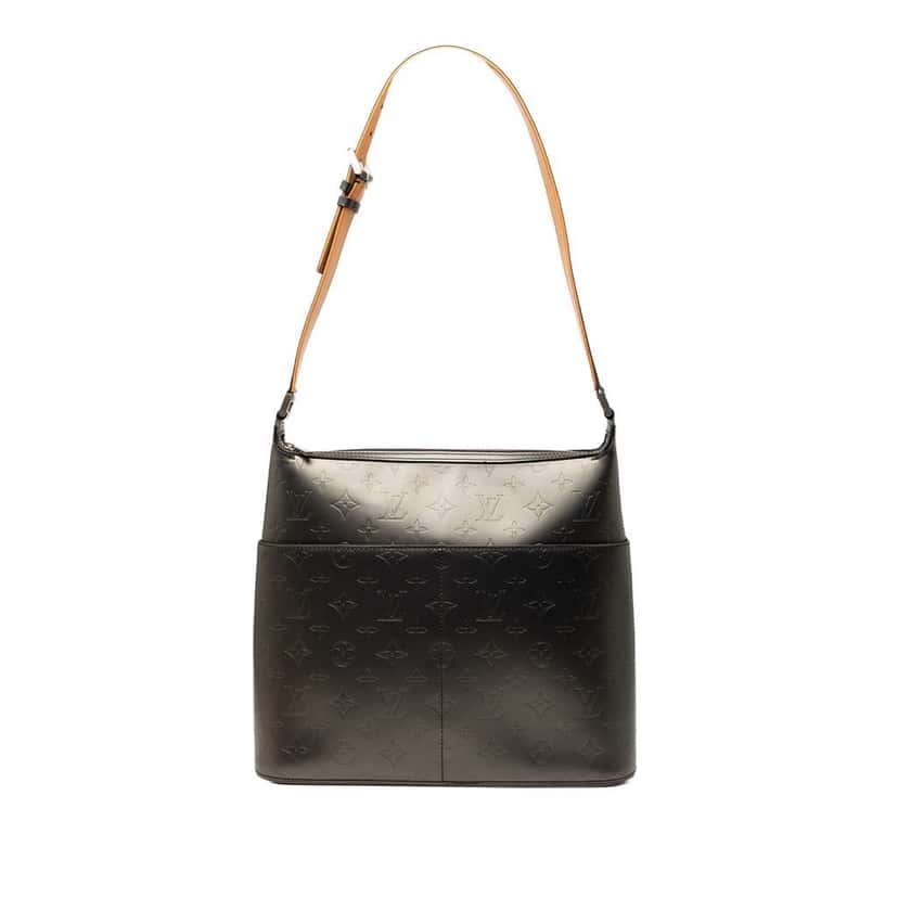 Louis Vuitton Monogram Mat Sutter Grey Leather Very good condition - Front View