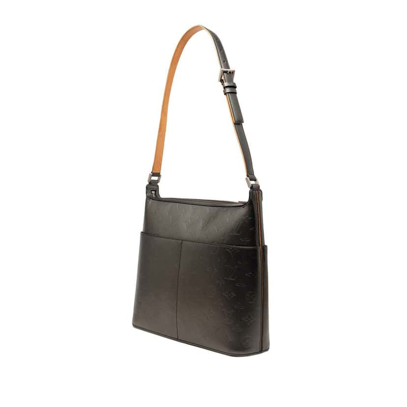 Louis Vuitton Monogram Mat Sutter Grey Leather Very good condition - Back View