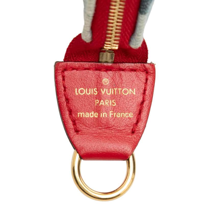 Louis Vuitton Micro Monogram Denim Patchwork Pochette Accessoires Blue Denim Good condition - Box View