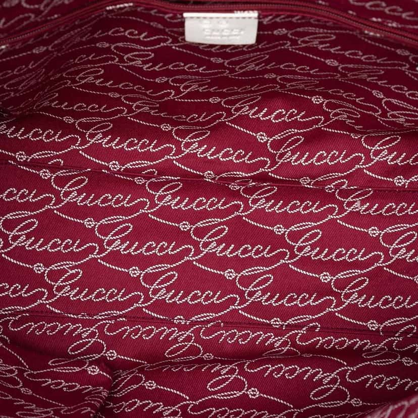 Gucci Canvas Web Tote Pink Canvas Good condition - Model View