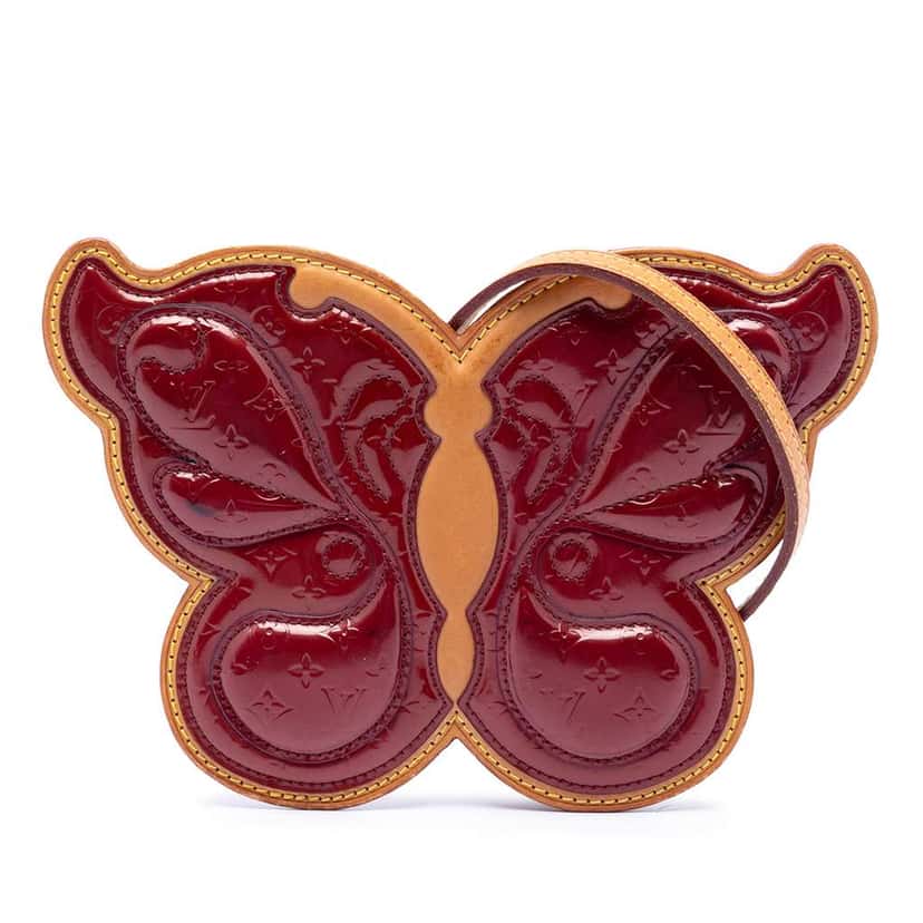 Louis Vuitton Monogram Vernis Conte de Fees Butterfly Bag Purple Leather Good condition - Front View